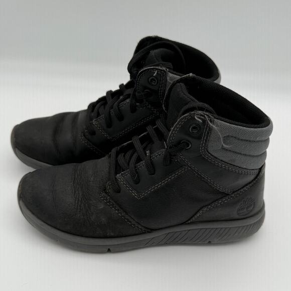 Timberland Boltero Boys Sneaker Shoes Lace-Up Black Suede Kids Size US1 - Picture 7 of 8